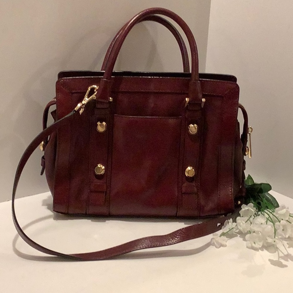 Michael Kors Burgandy Satchel